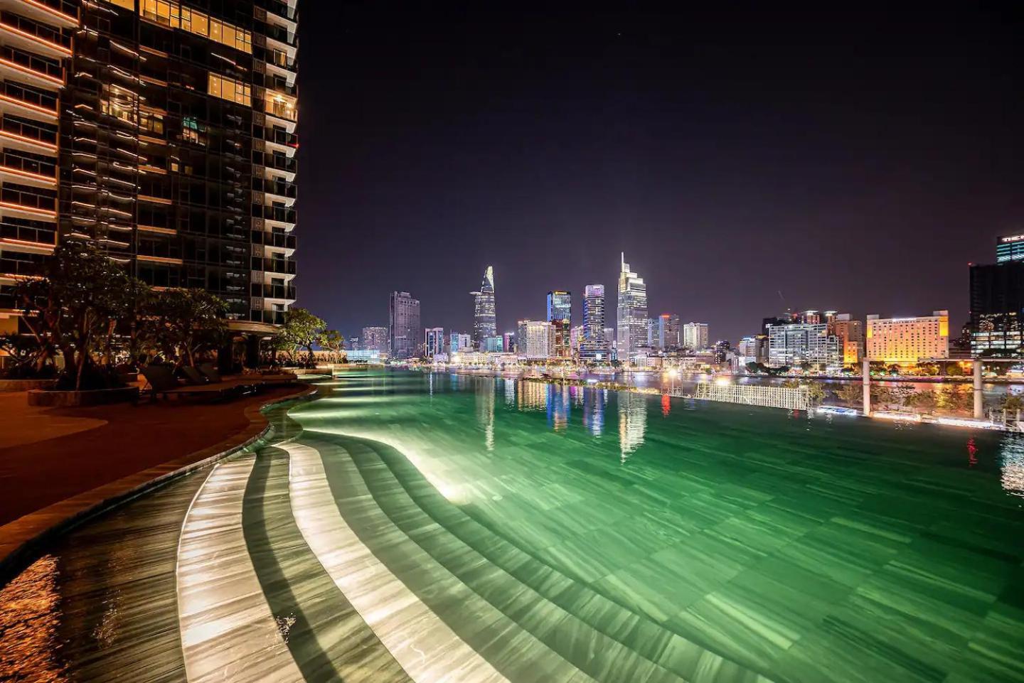 Metropole Thu Thiem Apartment โฮจิมินห์ซิตี้ ภายนอก รูปภาพ