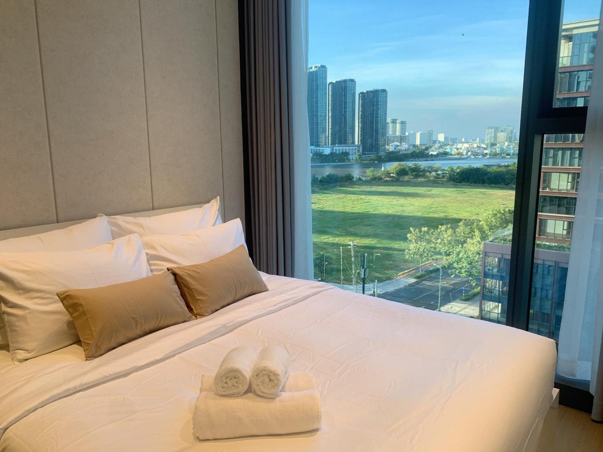 Metropole Thu Thiem Apartment โฮจิมินห์ซิตี้ ภายนอก รูปภาพ