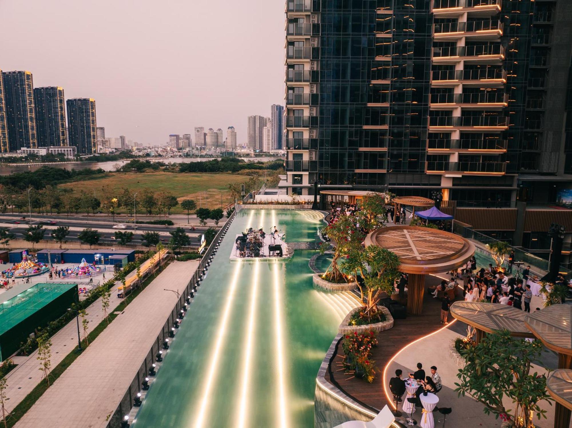 Metropole Thu Thiem Apartment โฮจิมินห์ซิตี้ ภายนอก รูปภาพ
