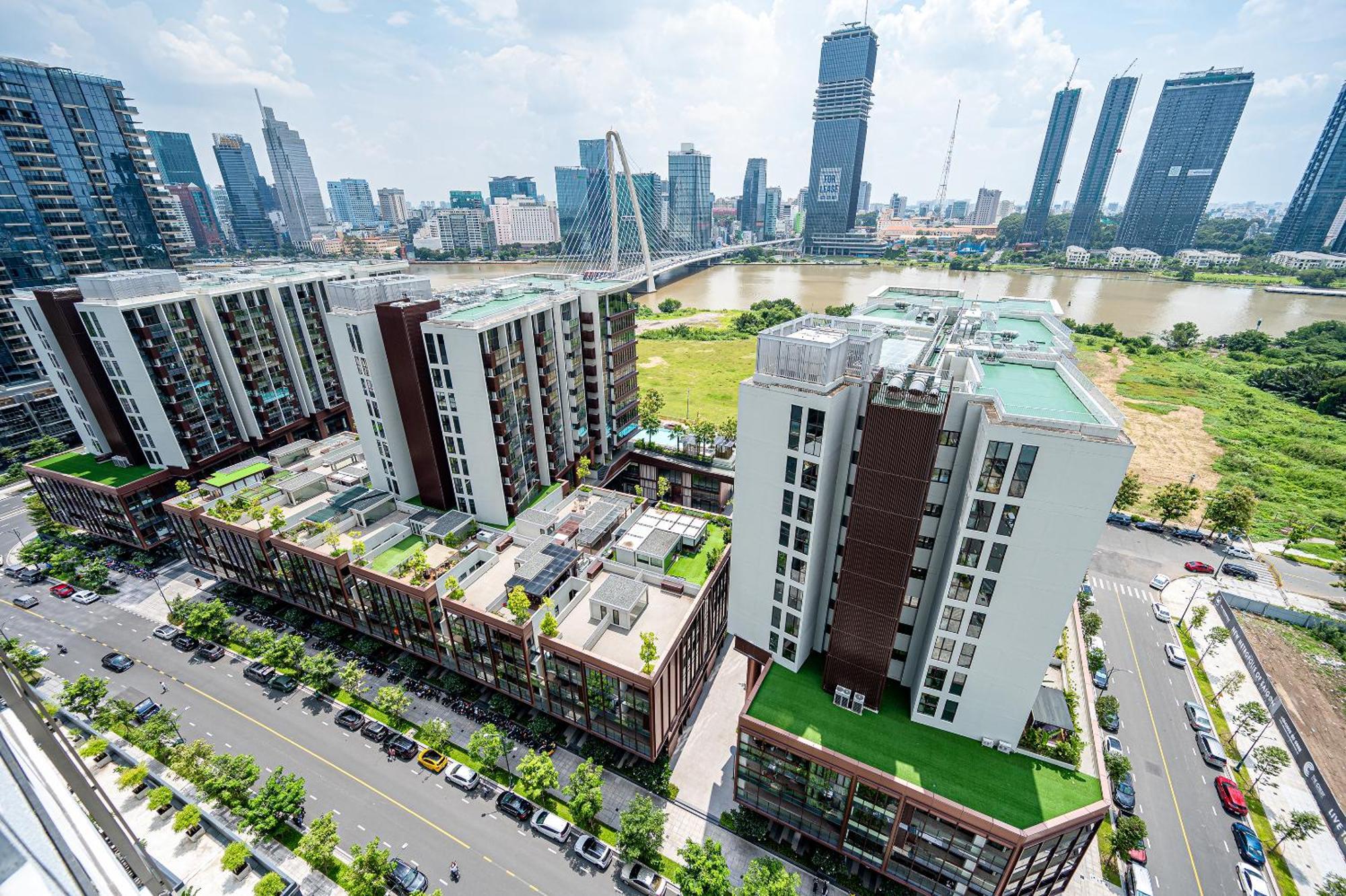 Metropole Thu Thiem Apartment โฮจิมินห์ซิตี้ ภายนอก รูปภาพ