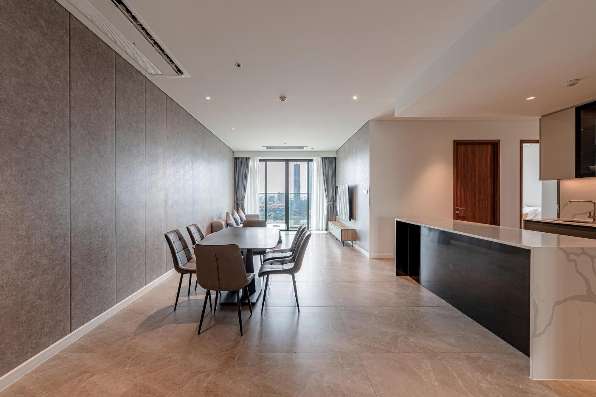 Metropole Thu Thiem Apartment โฮจิมินห์ซิตี้ ภายนอก รูปภาพ