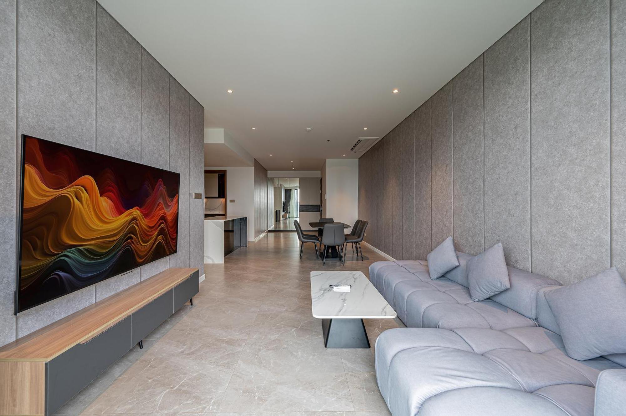 Metropole Thu Thiem Apartment โฮจิมินห์ซิตี้ ภายนอก รูปภาพ