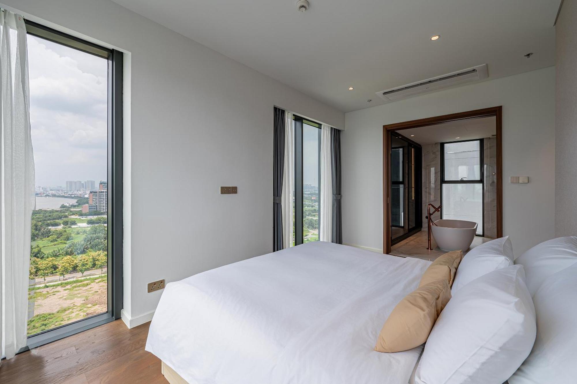 Metropole Thu Thiem Apartment โฮจิมินห์ซิตี้ ภายนอก รูปภาพ