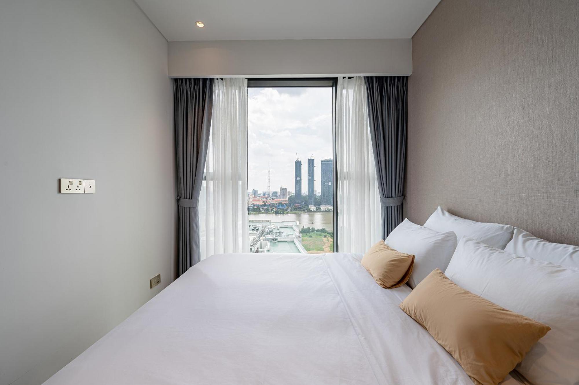 Metropole Thu Thiem Apartment โฮจิมินห์ซิตี้ ภายนอก รูปภาพ